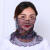日やけ止めマスク全顔サンバイザー女性薄タイプ紫外線防止夏ネック耳式通気ベール14号