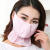 ネオン日焼止めマスク女性夏紫外線防止綿薄手タイプ通気性のある日よけマスク首の開口面を保護します。