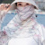 唯姿秀マスク女性韓国版ネット紅新款ファッション耳日烧け止めマスク民族風花型多機能創意項ティッシュブルースタイル耳掛金