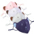 防塵子供マスクpm 2.5.スモッグ防止綿通気性夏防病原菌アニメ男女の赤ちゃんが紺の熊を洗浄できます。通気快適タイプです。