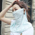 新型の夏の女性の首をかばって日よけをして、氷の糸の大きいマスクを飾って、薄くてさわやかです。