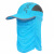 サンバイザー屋外の男性は夏に自転車に乗って顔を隠します。女性マスクの太陽帽の全方位のベールの深さと灰色の平均サイズ（54-60 cmは調節できます。）