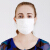 六禄全綿脱脂ガーゼマスク防塵工業粉塵防毒マスク男性女性空気を通すと、労働保護マスクのスモッグ防止pm 2.5マスクの耳付きタイプは白で20匹です。