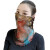 面紗女が顔を隠してレースを日に焼け止めます。半透明で首をかばって空気を通すマスクです。夏の野外自転車で日よけマスク小スカーフ3号CCベールです。