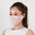 夏の薄手タイプ3 d立体个性マスク女性骑行pm 2.5防塵スモッグ通気性のある日焼け止めマスク小点-ピンク