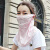春夏の新型韓国版、通気性のある屋外ライドマスク女性の日焼け止めマスク。