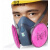 【京東好品】溶接工防塵防煙専用マスク7502煙霧防止2097油煙工業防毒マスク7502に2097+濾過綿2パックを配合。