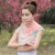 卡蘭薇面紗マスク日烧け止め百変小丝巾屋外旅行韓国版ペアレルボス新型ファッションストール雪織マスク--梅のピンク