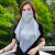 布塔日焼止めマスク女性シルク通気性サンシルク夏薄手車で首を保護し、顔を覆う薄手のベールグレー