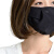 台湾UV 100日除けマスク女性夏の屋外紫外線対策薄いタイプの通気性とクール感のある日焼け止めマスク男性41065暗夜黒