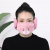 玉柳縁保護耳マスク女性冬ファッション韓国版のかわいい個性的な保温カバー防寒性と厚い通気性を備えたドライビングヘッドカバー百合耳暖房マスク浅いピンク
