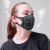 百尚意特（BAISHANGYITE）マスク男女兼用秋冬保護マスク防塵立体非使い捨て水洗呼吸器付きマスクBK 103黒