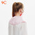 韓国VC日焼止めマスク女性夏薄手の紫外線対策防湿防塵マスク全顔ピンク