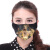ダブルカットソーの個性的なマスクのファッション韓国版の黒い純綿の海賊王のルフィのマスクの通気性を通して、男性の女性カップルのファッションモデルに乗って、カスタマイズマスク-海賊07を支持します。