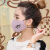 ニースのマスクの男性の湿った韓国版のファッションは空気を通して空気を通す女性のマスクのカップルの秋冬綿の保温防塵活性炭の防護マスクのひげの黒い平均サイズの男女が通用します。