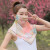 卡蘭薇面紗マスク日烧け止め百変化小スカーフ屋外旅行韓国版ペアレルボス新型シフォンマスク--大花ピンク