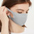夏の日焼け止めマスク女性の首をかばう顔の薄いタイプの通気性マスクの日よけマスクの紫外線を防ぎ、顔を遮って水で洗うリンネル（3個入り）