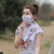 卡蘭薇面紗マスク日烧け止め百変化小スカーフ屋外旅行韓国版ペアレルボス新型潮紡マスク