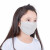 台湾UV 100子供の日焼け止めマスク女の子夏紫外線対策親子タイプの日よけマスク61356薄い灰色F/均一サイズ