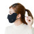 UV 100日焼け止めマスク女性日よけマスクマスク男性紫外線保護目尻通気マスク20931暗夜黒-マスク率99.66%均一