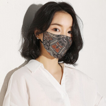 杭糸府のシルクマスクの女性100%シルクの通気性が薄いタイプの防煙スモッグマスクに10枚のフィルター天馬行空二層マスク（PM 2.5フィルタ10個を送る）を配合しています。
